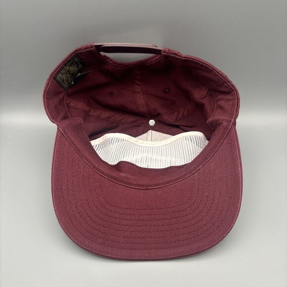 Obey Logo Hat Cap Snap Back Red with black Streetwear Skater Skateboard - Picture 5 of 7